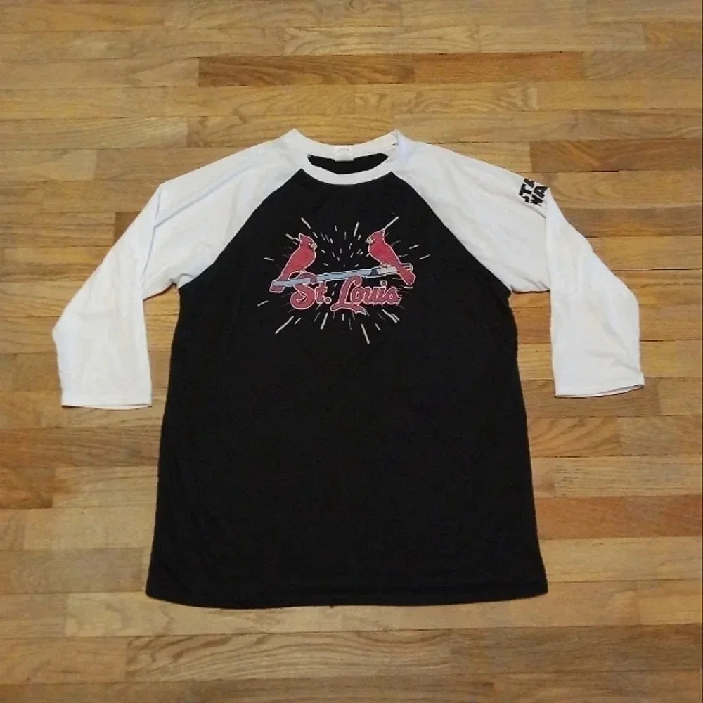 St Louis Cardinals STAR WARS Stadium Giveaway Shirt Adult XL
